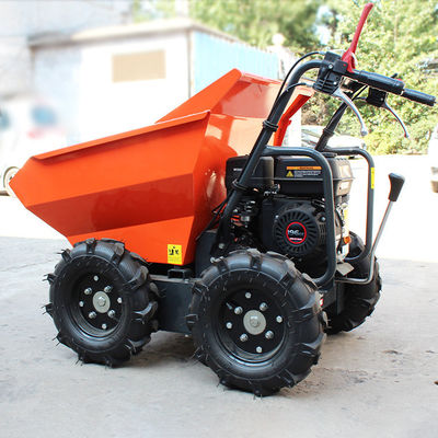 CE Approved 300kg Electric Site Gas Barrow Wheel Motorized Power Mini Dumper EPA Engine