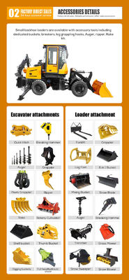 HQ-WZ-8-12 Backhoe Loader Excavator The Ultimate Machine for Your Construction Projects
