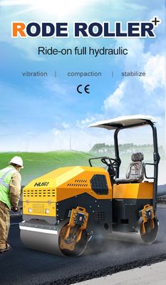 0.5mm Nominal Amplitude 3 Ton Mini Hydraulic Compaction Machine Road Roller for Roads