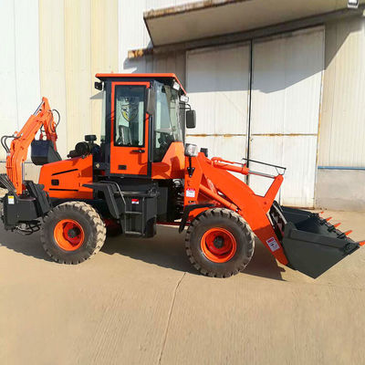 3 Ton Wheel Loader HQ-WZ-10-20 High Operating Efficiency and Chinese Backhoe Loader