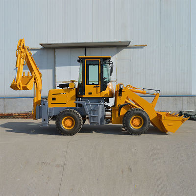HQ-WZ-15-26 Backhoe Loader Multifunctional Backhoe Excavator With 500mm Wheel Distance