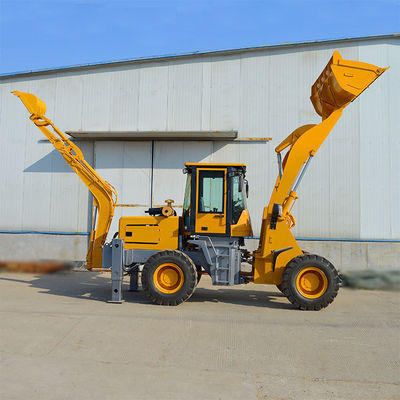 HQ-WZ-20-28 Mini Backhoe Loader Excavator with 37 KW and 500 mm Min. Turning Radius