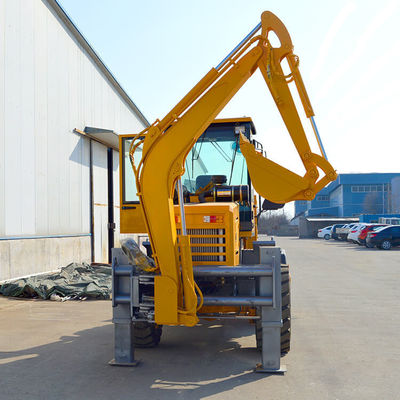 HQ-WZ-20-28 Mini Backhoe Loader Excavator with 37 KW and 500 mm Min. Turning Radius