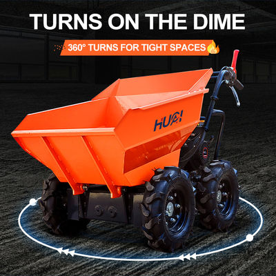 300-1000kg Mini Fully Electric Loader Four-Wheeled and Compact Design for Easy Handling