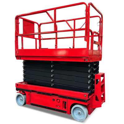 320kg Weight Rough Terrain Scissor Lift Platform With High Operating Efficiency Made