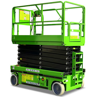 320kg Weight Rough Terrain Scissor Lift Platform With High Operating Efficiency Made