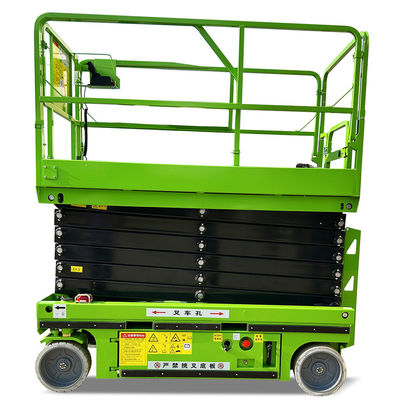 320kg Weight Rough Terrain Scissor Lift Platform With High Operating Efficiency Made