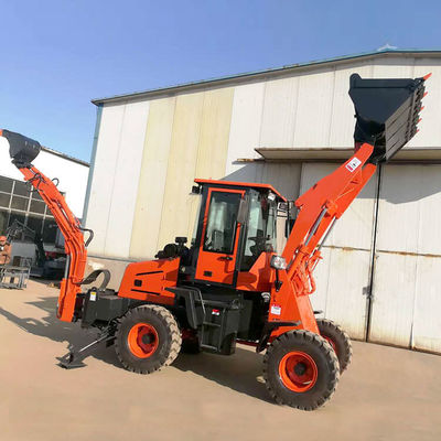 Construction Machinery Backhoe Loader Tractor HQ-WZ-20-28 with 500 mm Min. Turning Radius