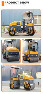 CHANGCHAI Engine Hydraulic Vibration 1500kg Mini Road Roller Compactor for Smooth Roads