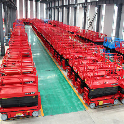 12m 320kg Self-Propelled Scissor Lift for Green House Construction Aerial Work Platform