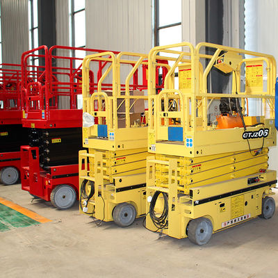 12m 320kg Self-Propelled Scissor Lift for Green House Construction Aerial Work Platform