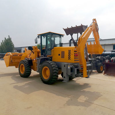 HQ-WZ-25-30 4x4 Hydraulic Excavator Loader Integrated Machine Wheel Mini Backhoe Loader