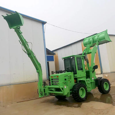 HQ-WZ-25-30 4x4 Hydraulic Excavator Loader Integrated Machine Wheel Mini Backhoe Loader