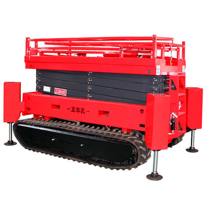 8m 10m Crawler Self Propelled Scissor Lift Track Type with Minimum Ground Clearance
