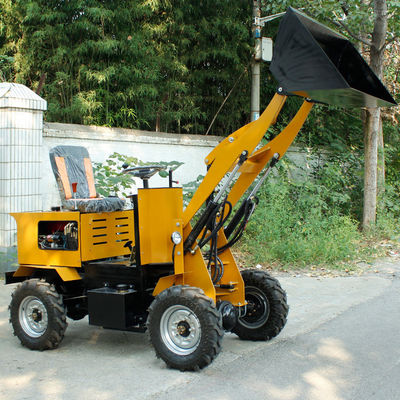 CE EPA Backhoe Battery 4 Wheel Drive Small Electric Loaders with Electric Start