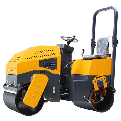 KYB 530mm Drum Diameter Pneumatic Hydraulic Vibrating Tandem Mini Road Roller Compactor