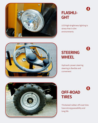 Small Size Mini Bucket Loader 300kg 400kg for Easy Operation and Material Handling