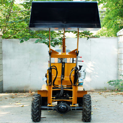 Electric Start 1000kg Hydraulic Backhoe Loader Mini Front End Loader With Back Hoe