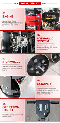 30% Grade Ability Small Double Drum Road Roller with CHANGCHAI Engine