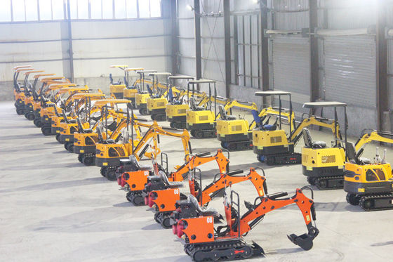 1100mm Chassis Width HUAQI Mini Excavator 1 Ton 2 Ton 3 Ton for Digging up to 2000mm
