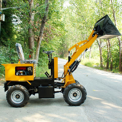 0.8 Ton Frontal Compact Mini Front Loader 1 cbm Bucket Capacity for Restaurant