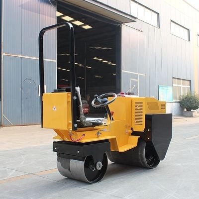 1 Ton Double Drum Walk Behind Road Roller Soil Compactor Rollers for Road Construction