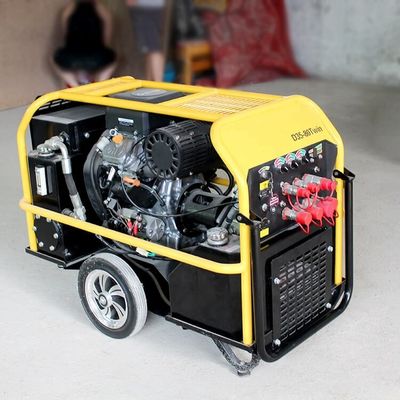 13 Hp Diesel or Petrol Station Hydraulic Power Unit with 6.1 L Fuel Tank Capacity