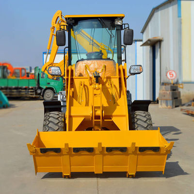 Construction Work Diesel Engine Front Loader Backhoe Loader with 3 Ton Wheel Loader