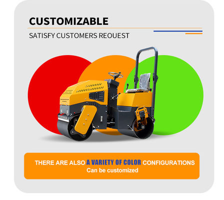 30% Grade Ability Hydraulic Diesel Engine Manual Road Roller with KYB Hydraulic Pump