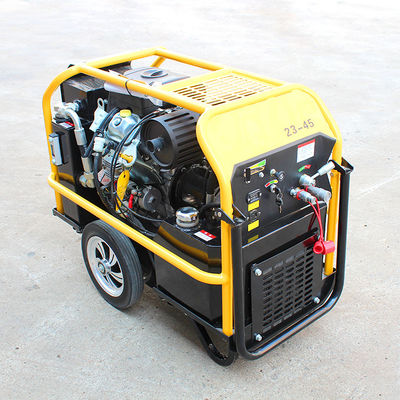 660 mm Machine Width Custom Diesel Engine Hydraulic Power Unit with 12cm3 Displacement