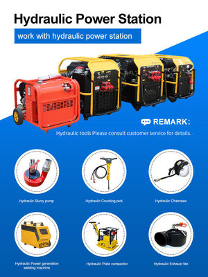 660 mm Machine Width Custom Diesel Engine Hydraulic Power Unit with 12cm3 Displacement
