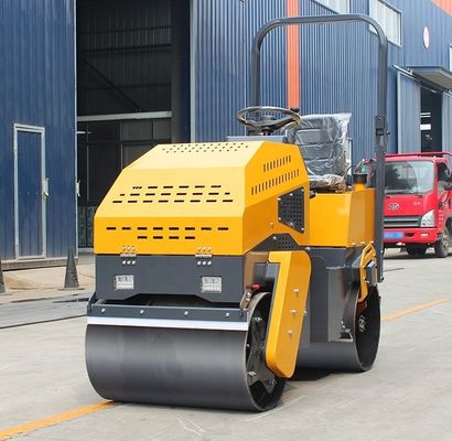 Highly 1.5-2 Ton Small Double Drum Road Roller Compactor with Hydraulic Vibration Mode