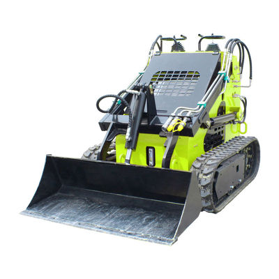 Skid Steer Diesel Loader With Bucket and Different Attachments Rated Pressure of 17 Mpa