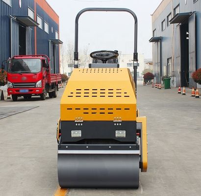 Highly 1.5-2 Ton Small Double Drum Road Roller Compactor with Hydraulic Vibration Mode