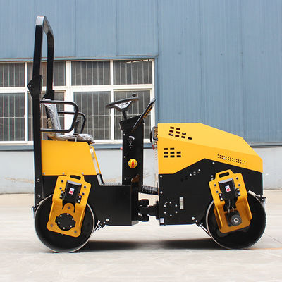 1.5 Ton Single Drum And Double Drum Ride-On Road Roller with Exciting Force of 30KN