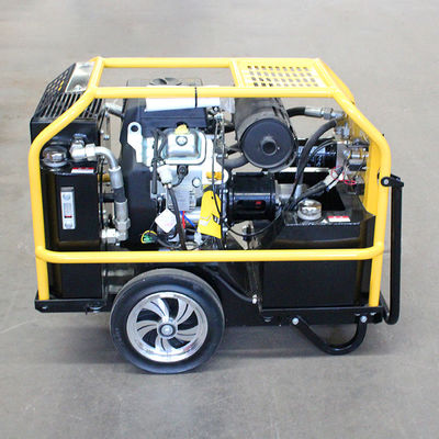 660mm Width Diesel Hydraulic Power Unit for Slurry Pump 23HP Engine 12cm3 Displacement