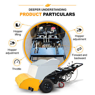 Lightweight Two Wheels Drive Mini Paver with Honda EPA Engine and MOOG Hydraulic Pump