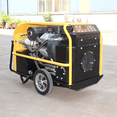 35HP Hand Push Type Gasoline Diesel Hydraulic Power Pack with 180 Hydraulic Pressure
