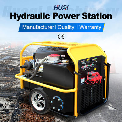 35HP Hand Push Type Gasoline Diesel Hydraulic Power Pack with 180 Hydraulic Pressure