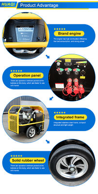 35HP Hand Push Type Gasoline Diesel Hydraulic Power Pack with 180 Hydraulic Pressure