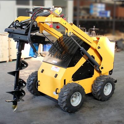 High Load Moment Mini Skid Steer Loader Robust Performance for Construction Site