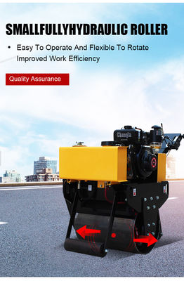 YL600 Single Drum Industrial Compactor Machine with 425mm Drum Diameter and EPA Engine