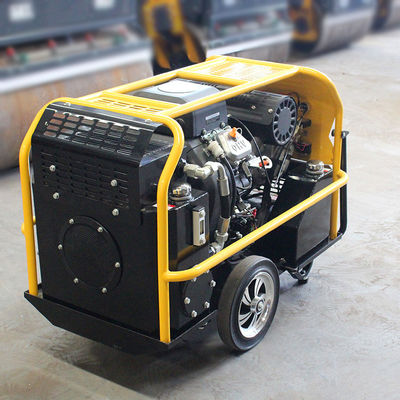 Portable Gas Engine Hydraulic Power Pack Unit For Hydraulic Auger Hand Push Type Station