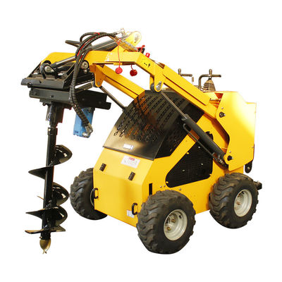 Small Agriculture Machinery Mini Digger Wheel Type Mini Skid Steer with Stratton Engine
