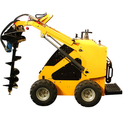 Small Agriculture Machinery Mini Digger Wheel Type Mini Skid Steer with Stratton Engine