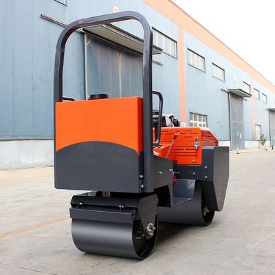 Electric Start 0.8 Ton Diesel Double Drum Ride On Road Roller for Smooth Operation