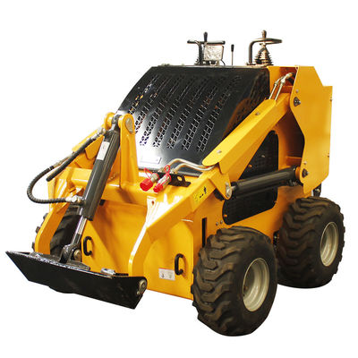 Small Agriculture Machinery Mini Digger Wheel Type Mini Skid Steer with Stratton Engine