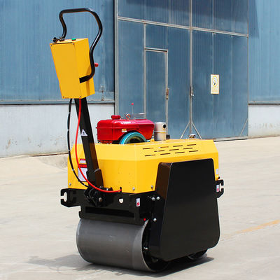 0.5 Ton Hand Compact Mini Road Roller with Travel Speed 0-4km/h and Hydraulic Pump Danfoss
