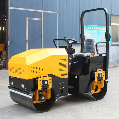 Full Hydraulic 2 Ton Ride-On Double Drum Vibratory Roller Compactor with CHANGCHAI Engine