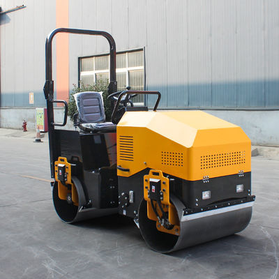 Full Hydraulic 2 Ton Ride-On Double Drum Vibratory Roller Compactor with CHANGCHAI Engine